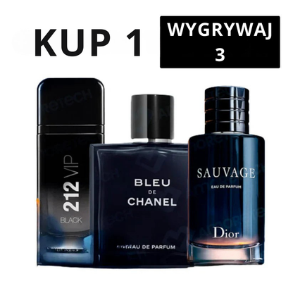 Kup 1, Odbierz 3 – Zestaw Perfum Importowanych + Ekskluzywny Prezent